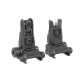 Polymer Pro Backup Sight Set - Black [D-DAY]